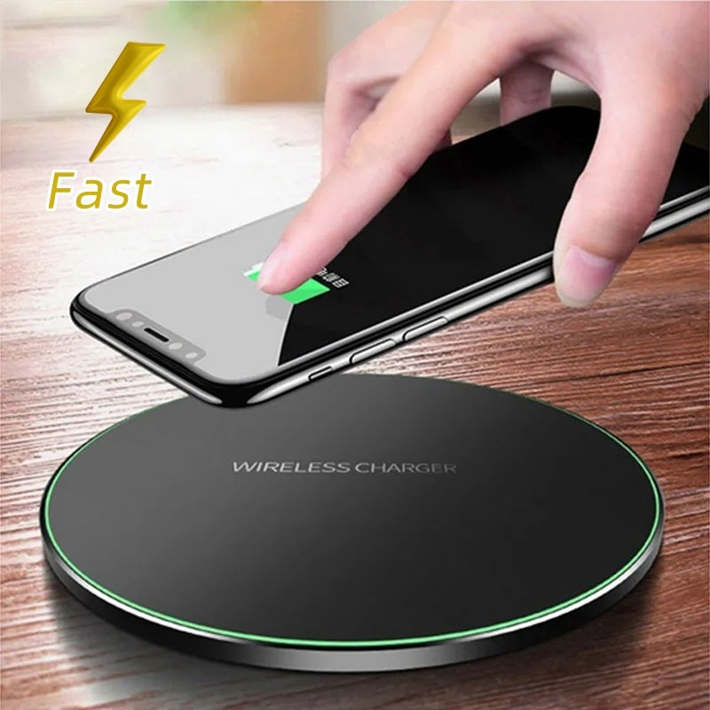 Wireless Charger For I-Phone Fast Wireless Charging Pad For Sam-sung High Speed