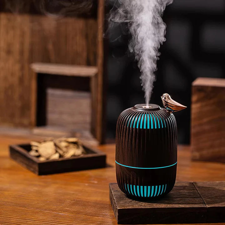 Bird Design Air Humidifier E350- Quiet & Efficient with LED Lights MultiShines