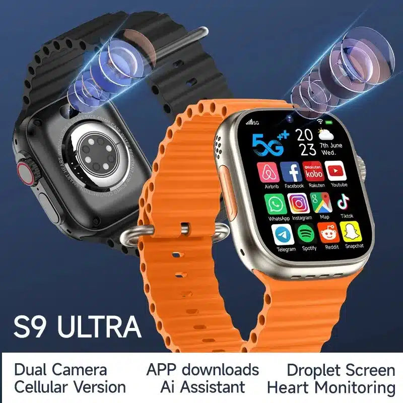 S9 Ultra 4G Dual Camera Watch MultiShines Store